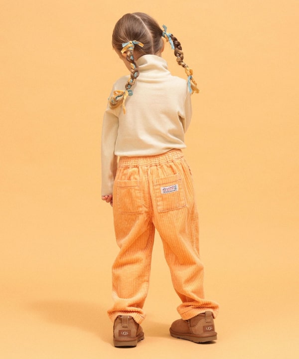 【+10%ポイントUP】【別注】LOGAN Knitting Mills / コーデュロイ パンツ 2026FW（100～150cm） Model：H104（cm）Size：S(100-110cm)