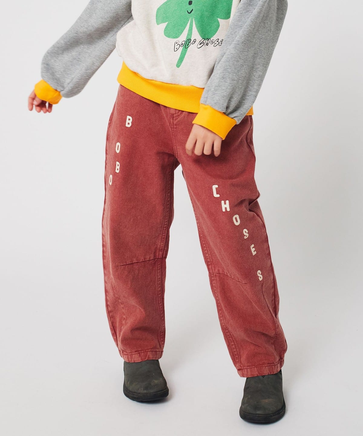 【モアバリエーション開催】BOBO CHOSES ボボショーズ / キッズ デニムパンツ 2025FW(2 7才) パンツ RED 2-3Y 【モアバリエーション開催】BOBO CHOSES ボボショーズ / キッズ デニムパンツ 2025FW(2 7才) パンツ RED 2-3Y
