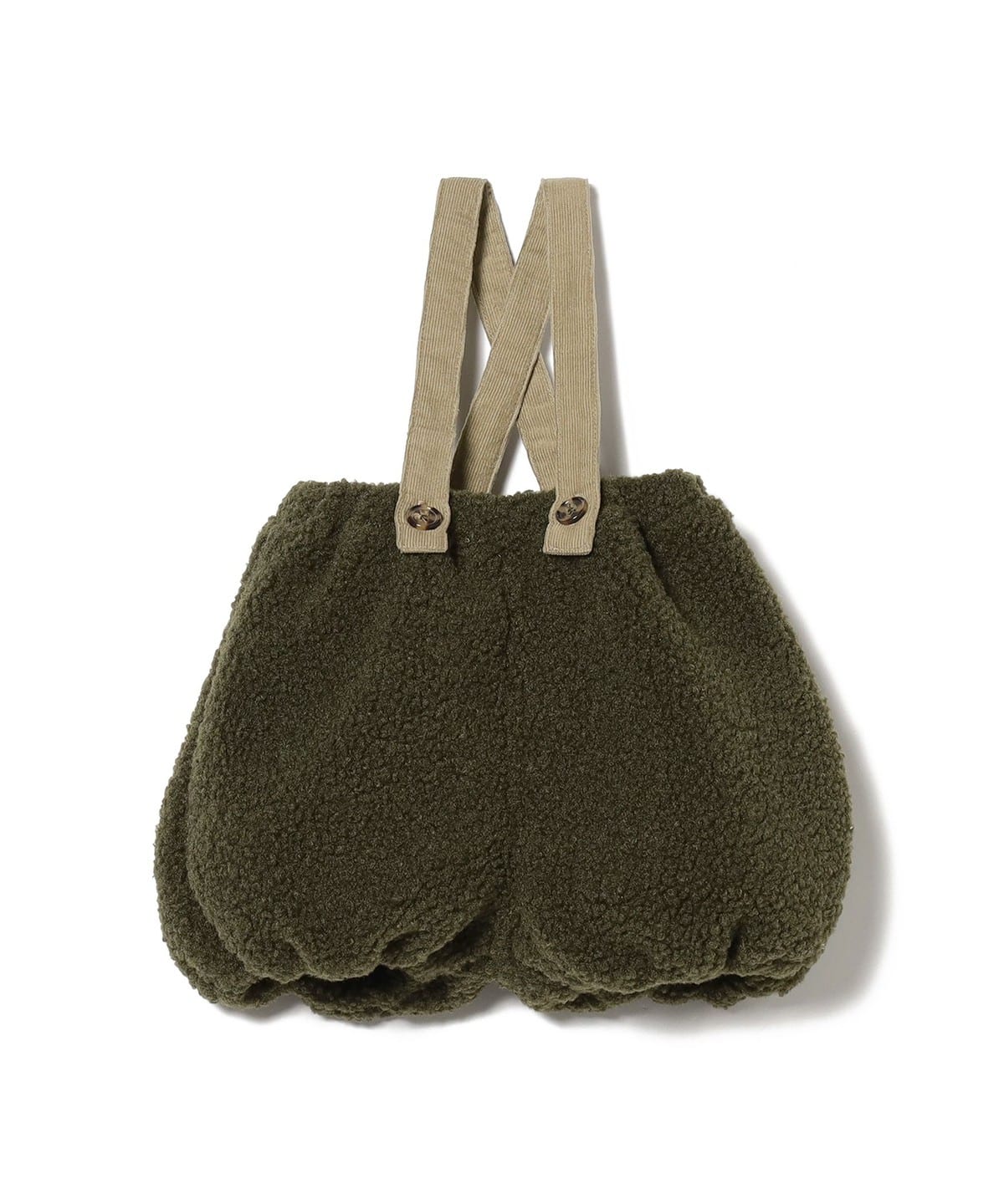 こども ビームス コドモ ビームス / ボア サスペンダー ブルマ(70 80cm) パンツ OLIVE 70 こども ビームス コドモ ビームス / ボア サスペンダー ブルマ(70 80cm) パンツ OLIVE 70