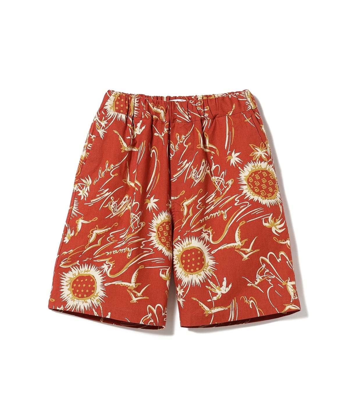ARCH & LINE アーチアンドライン / サマープリント ショーツ(100 145cm) パンツ 35 ブラウン柄 M(115-125) ARCH & LINE アーチアンドライン / サマープリント ショーツ(100 145cm) パンツ 35 ブラウン柄 M(115-125)