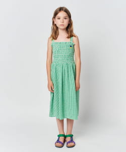 BOBO CHOSES / Vichy ストラップ ワンピース 23（4～9才）