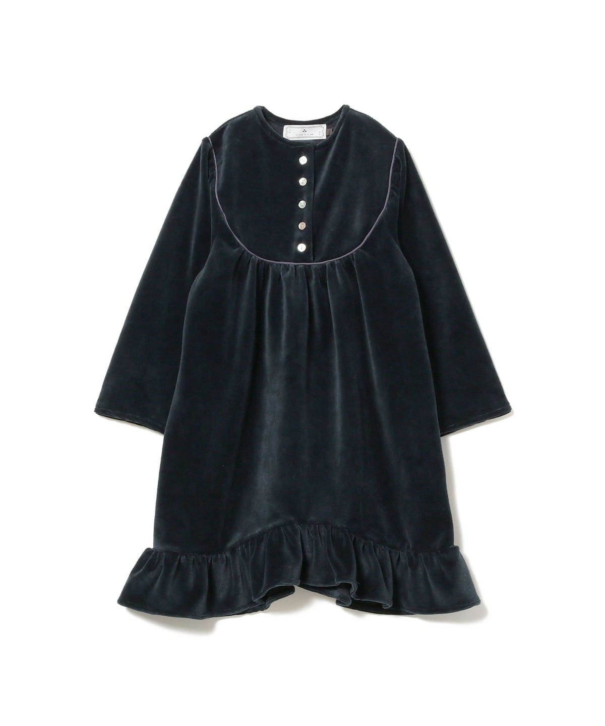 Au Clair De La Lune オークレールデュラリュンヌ / 起毛 ワンピース(120 130cm) ワンピース 起毛 NAVY 120 Au Clair De La Lune オークレールデュラリュンヌ / 起毛 ワンピース(120 130cm) ワンピース 起毛 NAVY 120