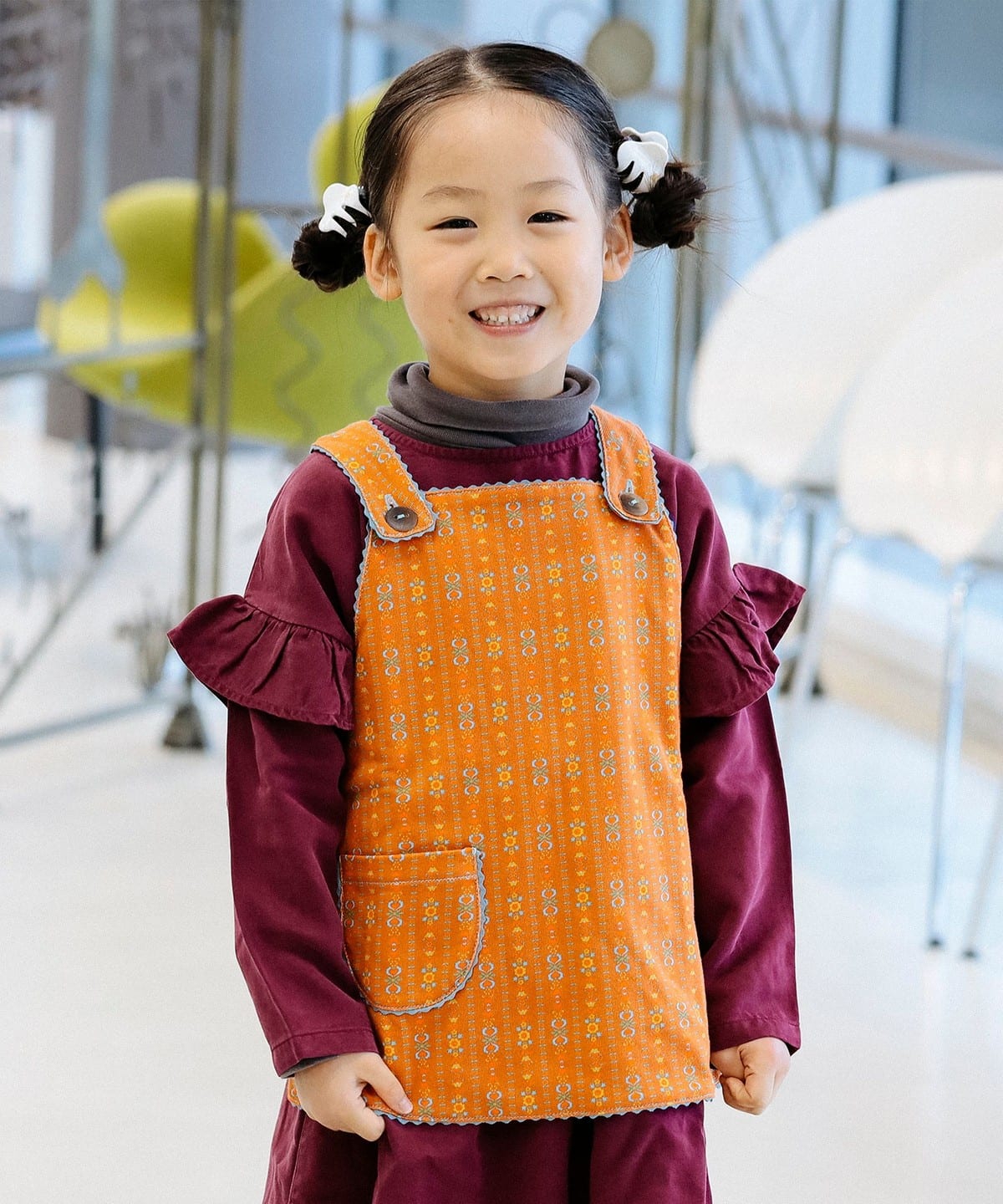 Kodomo BEAMS (Kodomo BEAMS) Misha & Puff / Apron Top (4 to 8 years