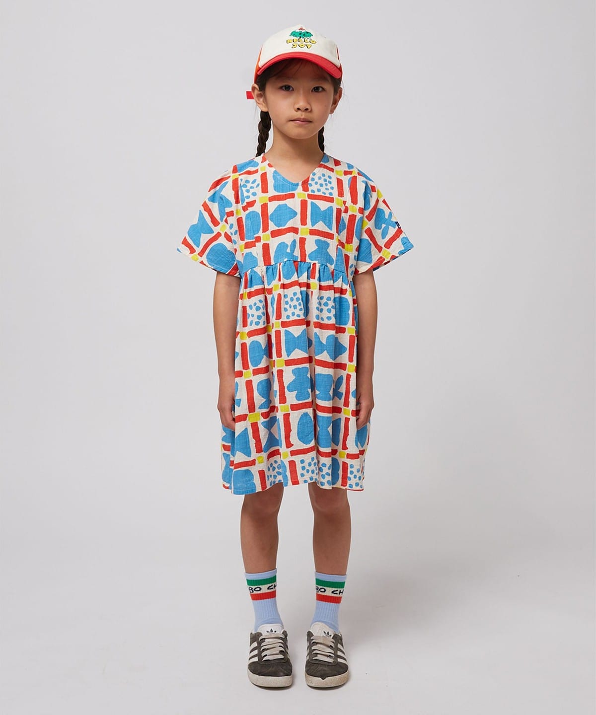 BOBO CHOSES ボボショーズ / キッズ ジオメトリック ワンピース 2025SS(2 9才) ワンピース Gemetric 6-7y BOBO CHOSES ボボショーズ / キッズ ジオメトリック ワンピース 2025SS(2 9才) ワンピース Gemetric 6-7y