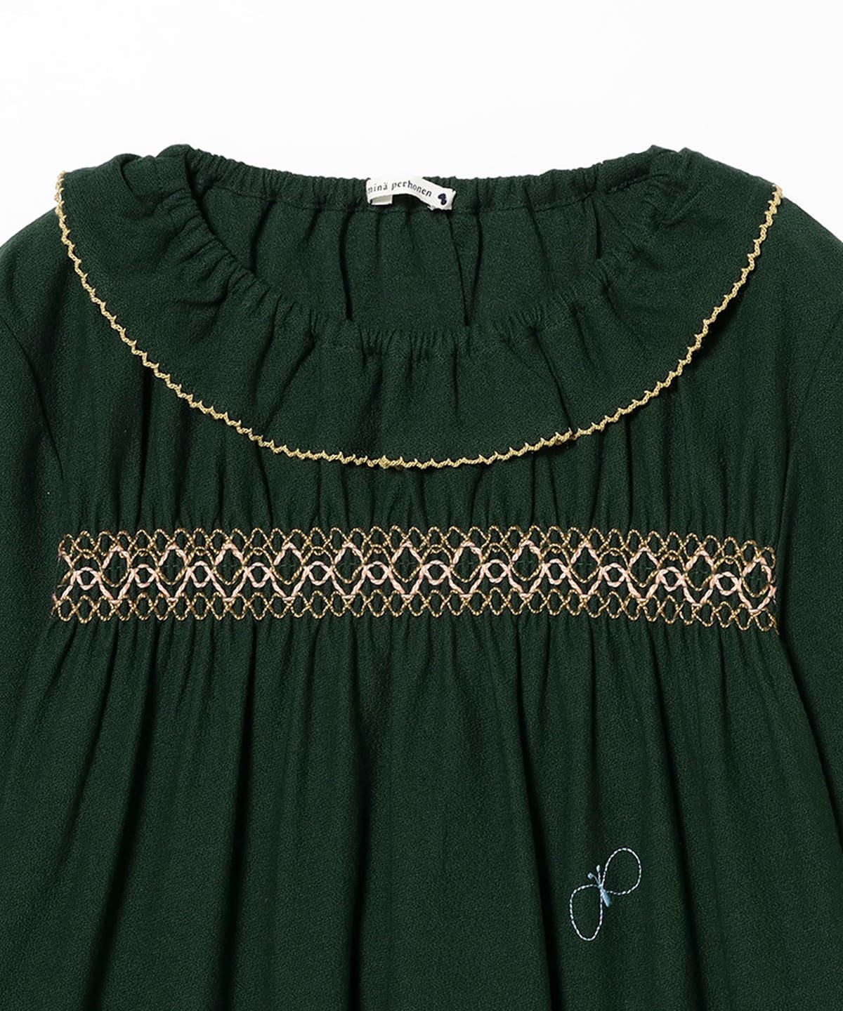 ミナペルホネン キッズ choucho バブーシュカ ワンピース 140cm ミナペルホネン キッズ chouchou ワンピース ミナペルホネン