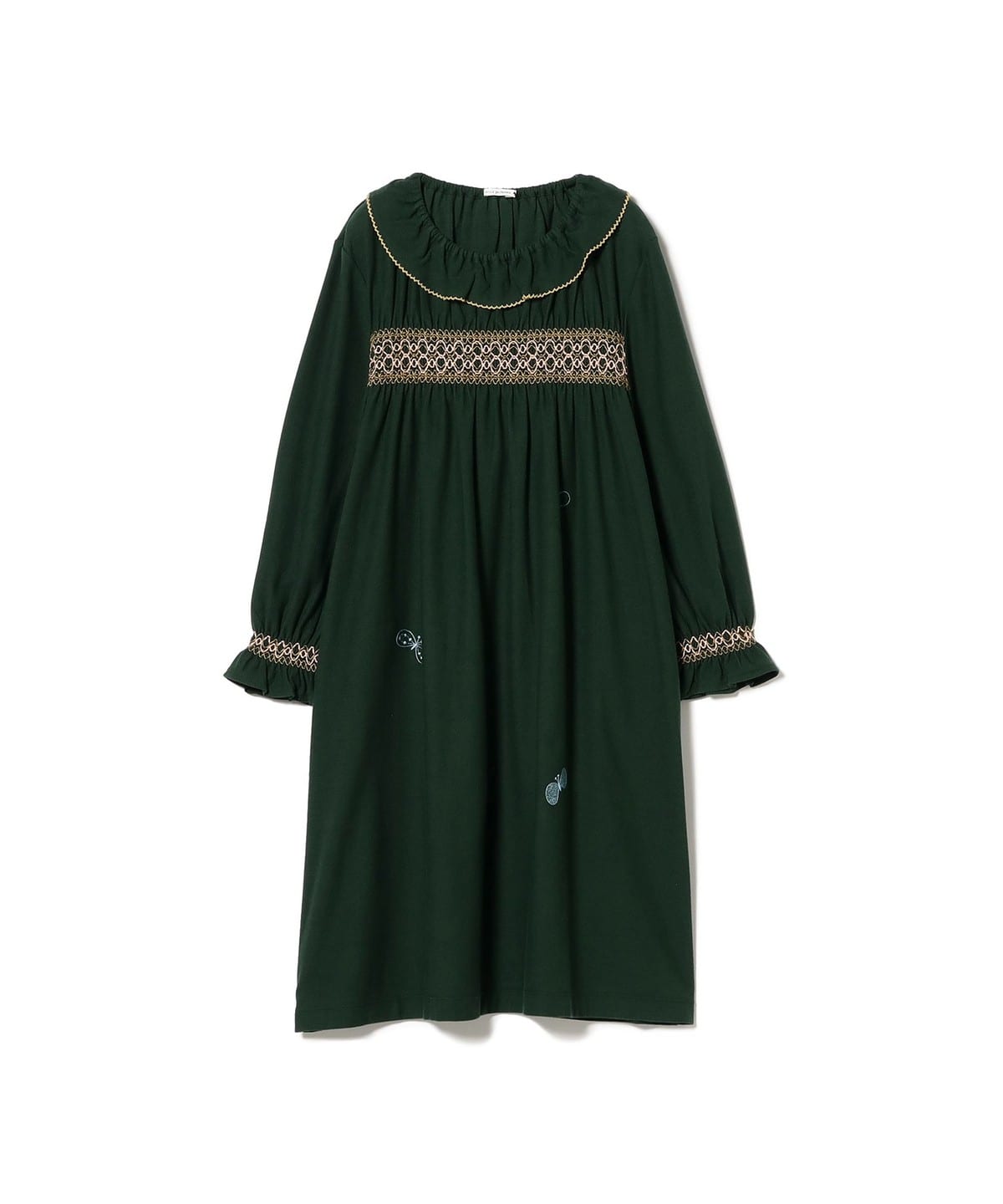 ミナ ペルホネン / choucho カットソー ワンピース 2025FW(110 130cm) ワンピース green 110/4Y ミナ ペルホネン / choucho カットソー ワンピース 2025FW(110 130cm) ワンピース green 110/4Y