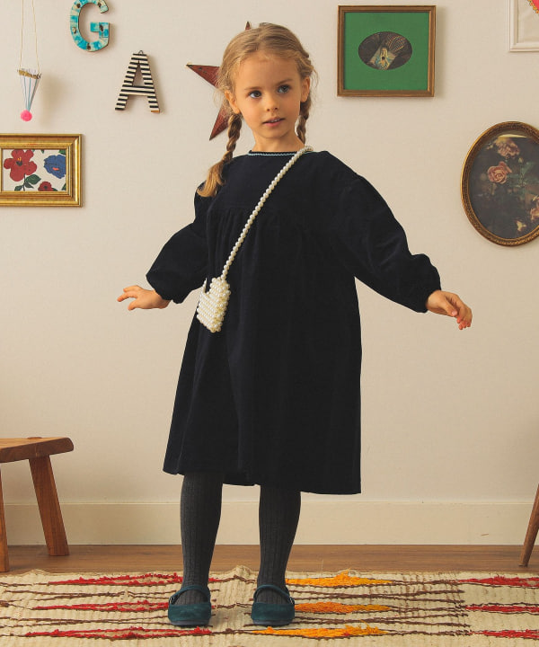 こども ビームス - 新品未使用tinycottons pompoms  onepiece こども ビームス｜こども ビームス / セレモニー 刺繍