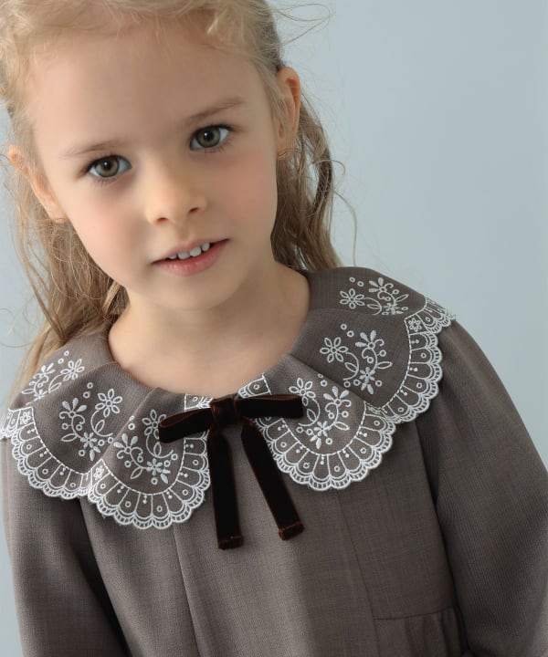 こども ビームス（こども ビームス）セレモニー スカラップ 刺繍