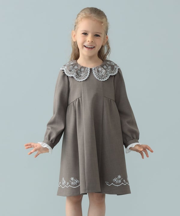 こども ビームス（こども ビームス）セレモニー スカラップ 刺繍