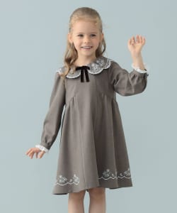 セレモニー スカラップ 刺繍 ワンピース 2026（110～130cm）