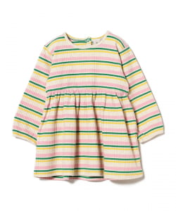 【モアバリエーション開催】BOBO CHOSES / ベビー ストライプ ワンピース 2025FW（6～24ヵ月）