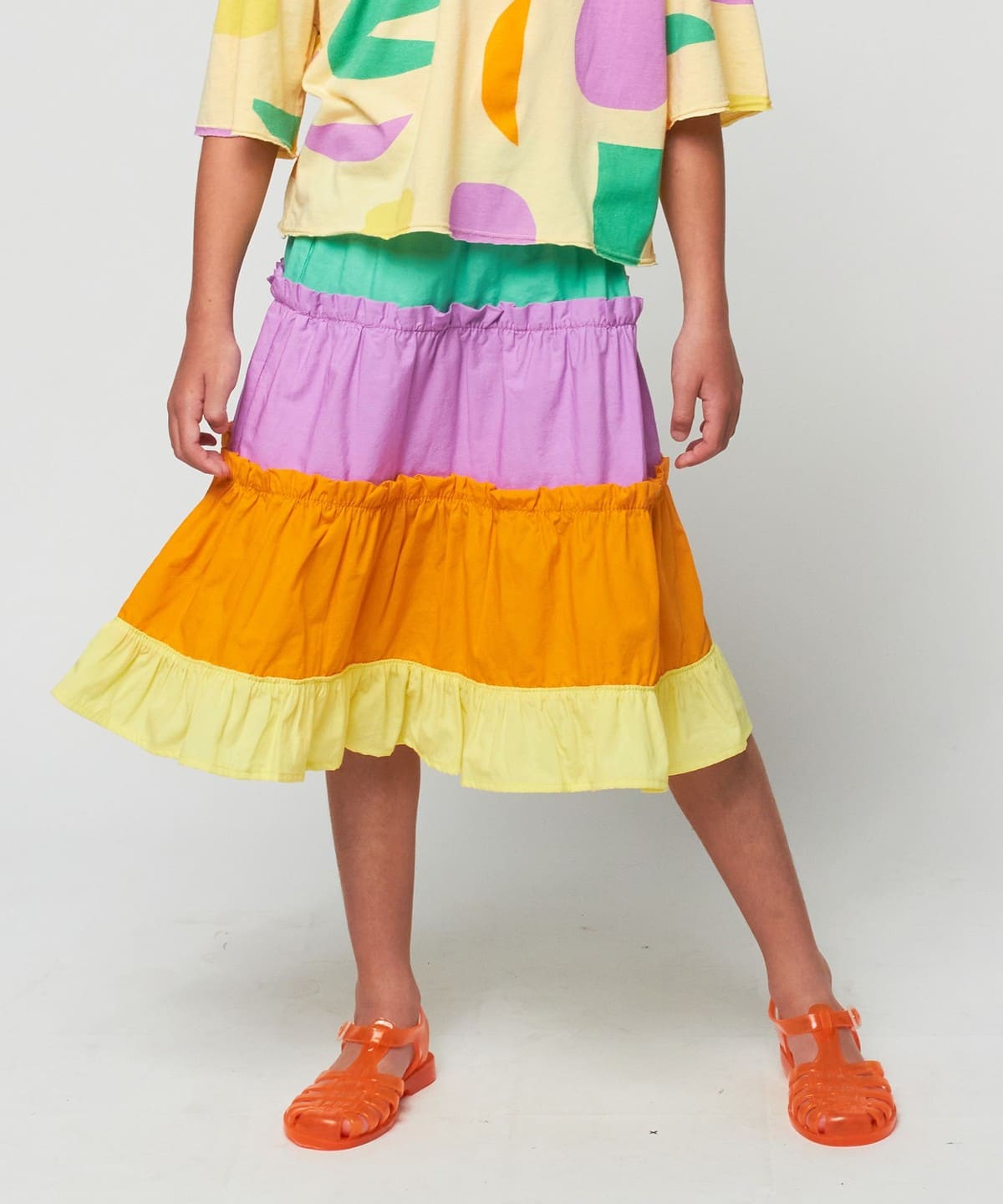 【EXCLUSIVE】BOBO CHOSES ボボショーズ / ティアード スカート(2 11才) スカート Multicolor 6-7Y 【EXCLUSIVE】BOBO CHOSES ボボショーズ / ティアード スカート(2 11才) スカート Multicolor 6-7Y