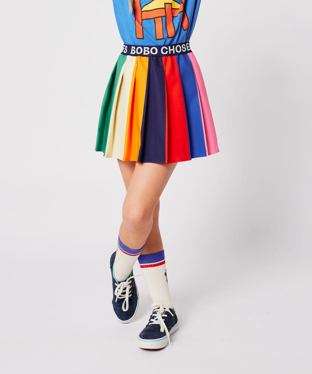 BOBO CHOSES ボボショーズ / キッズ カラーブロック スカート2025FW(2 9才) スカート MULTICOLOR 4-5y BOBO CHOSES ボボショーズ / キッズ カラーブロック スカート2025FW(2 9才) スカート MULTICOLOR 4-5y