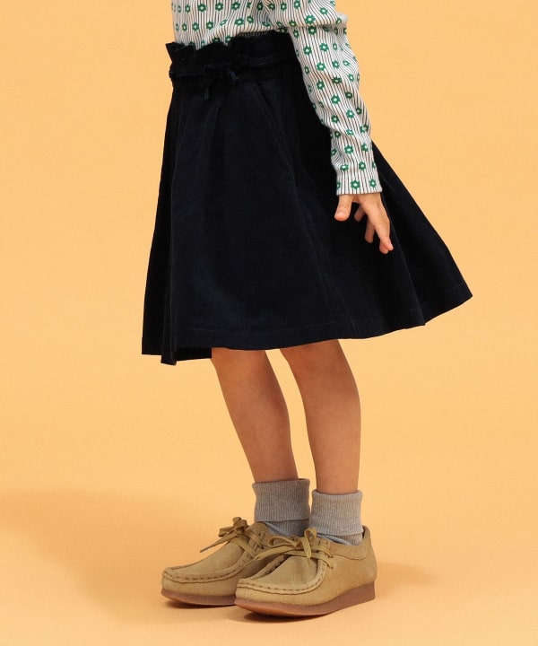 Corduroy In-Shorts Skirt 2026FW (90-140cm) Model: H104 (cm) Size: 110