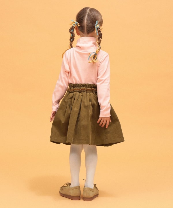 Corduroy In-Shorts Skirt 2026FW (90-140cm) Model: H104 (cm) Size: 110