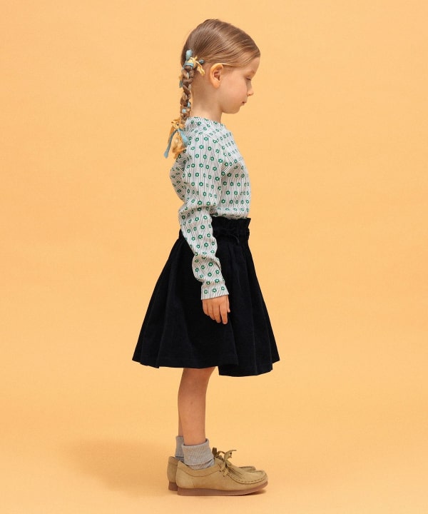Corduroy In-Shorts Skirt 2026FW (90-140cm) Model: H104 (cm) Size: 110