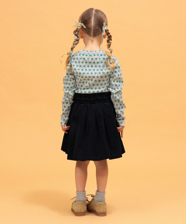 Corduroy In-Shorts Skirt 2026FW (90-140cm) Model: H104 (cm) Size: 110