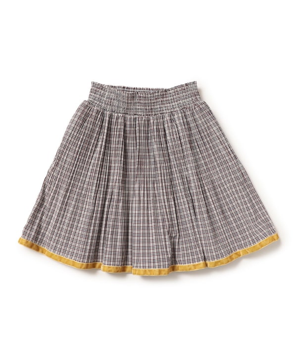 【+10%ポイントUP】チェック プリーツ スカート 2026FW（90～140cm）