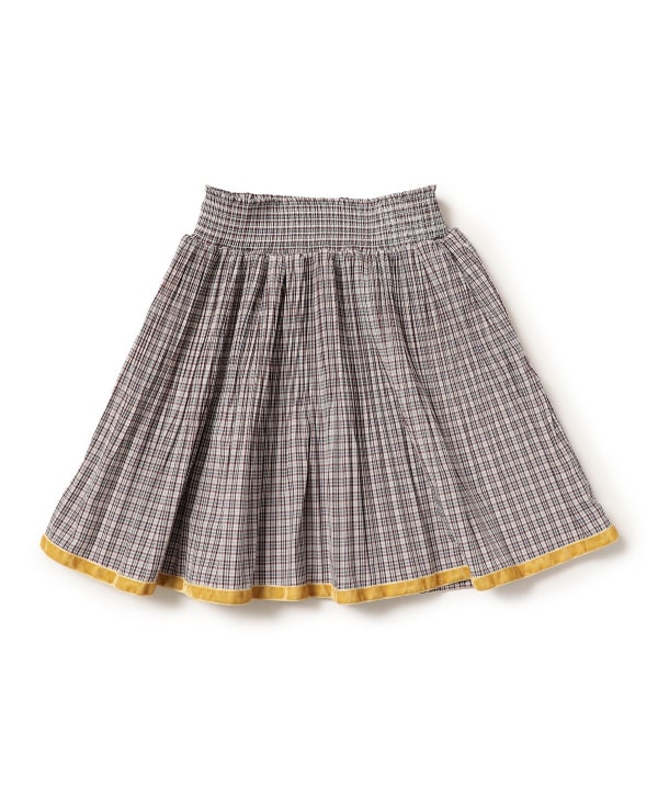【+10%ポイントUP】チェック プリーツ スカート 2026FW（90～140cm）