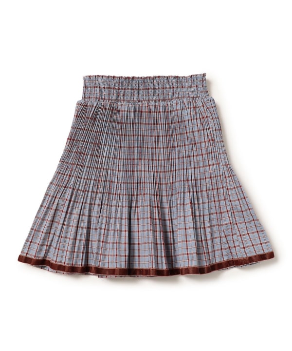 【+10%ポイントUP】チェック プリーツ スカート 2026FW（90～140cm）