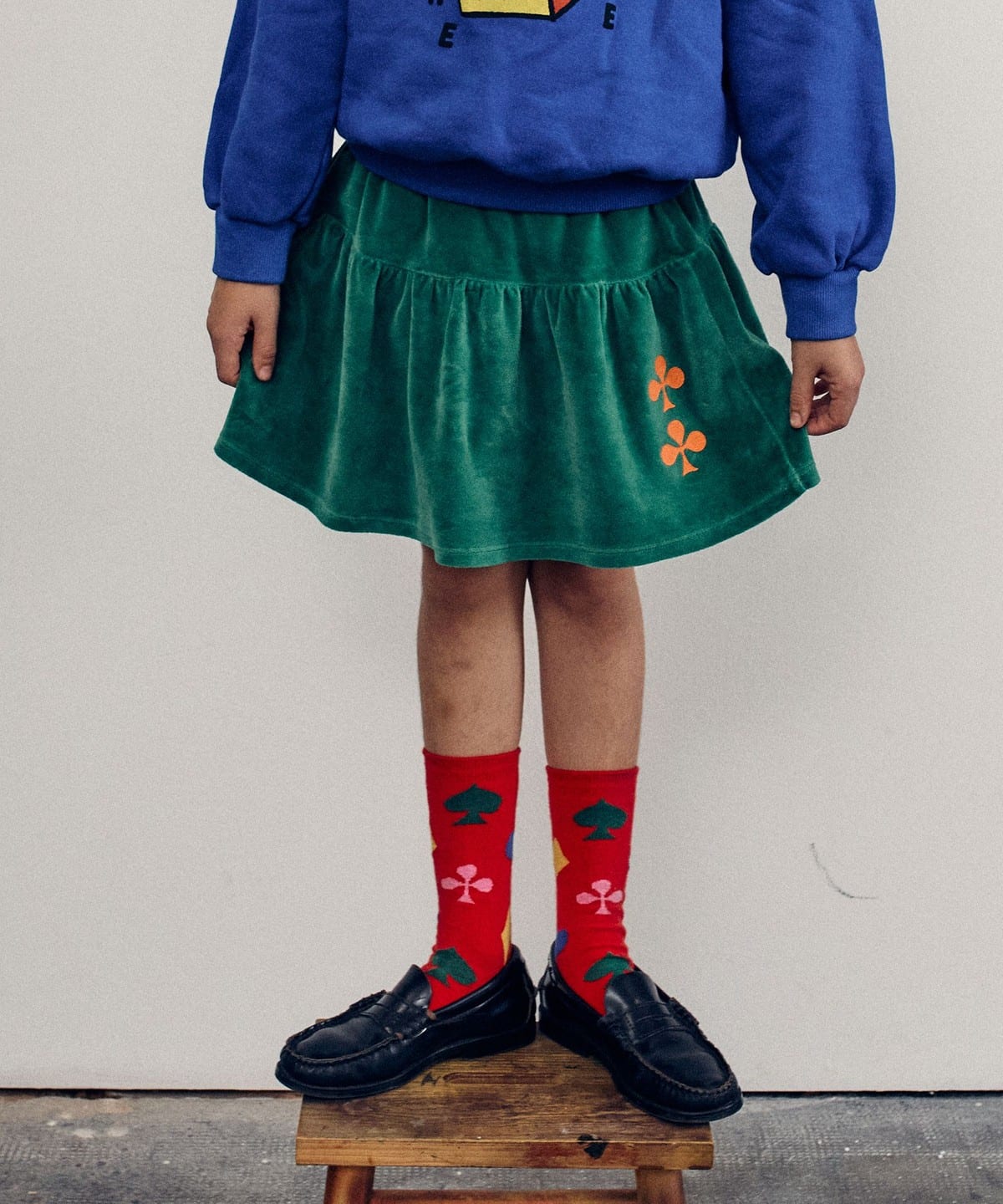 【モアバリエーション開催】BOBO CHOSES ボボショーズ / キッズ Clover スカート 2025FW(2 9才) スカート GREEN 6-7Y 【モアバリエーション開催】BOBO CHOSES ボボショーズ / キッズ Clover スカート 2025FW(2 9才) スカート GREEN 6-7Y