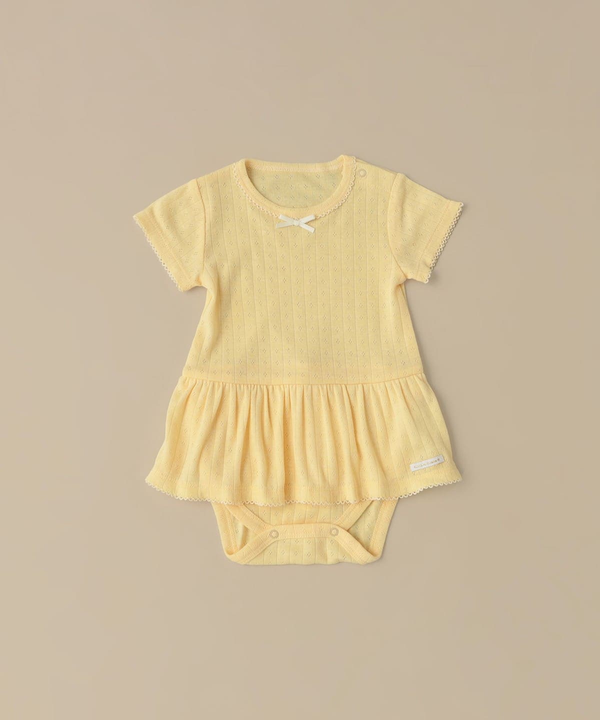 ベビー 針抜き ロンパース ワンピース(50 80cm) マタニティ・ベビー YELLOW 50-60 ベビー 針抜き ロンパース ワンピース(50 80cm) マタニティ・ベビー YELLOW 50-60