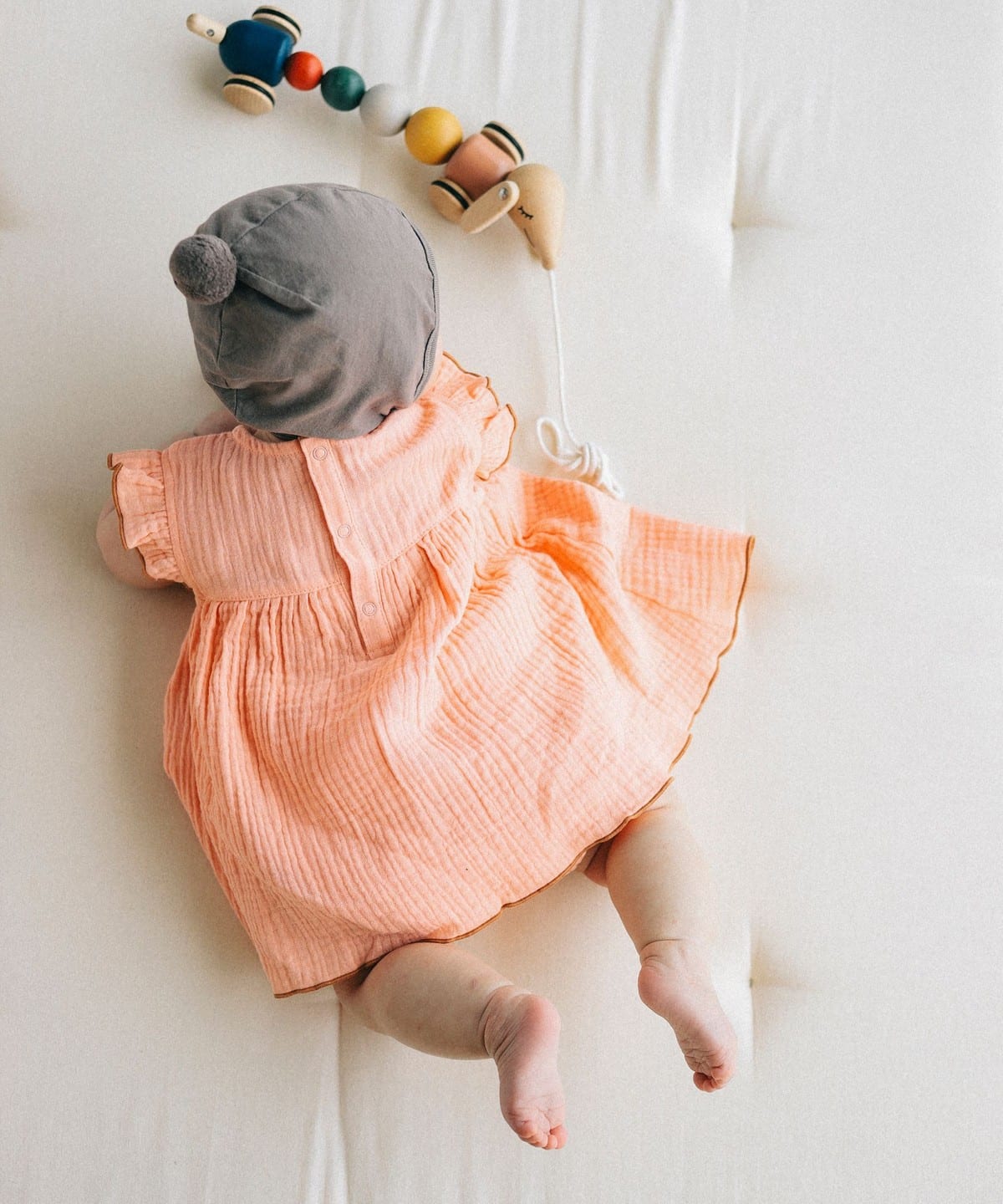 こども ビームス（こども ビームス）ベビー モスリン ロンパース