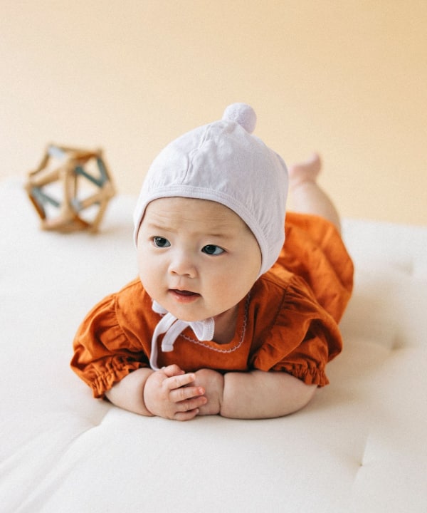 remercier bebe ロンパース remercier bebe ロンパース marlow and mae風 誕生日 - メルカリ