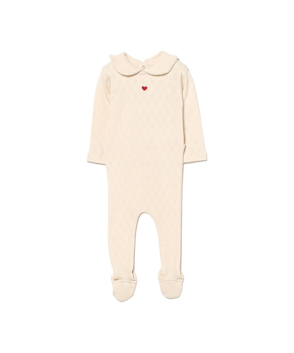 Bebe Organic / ベビー Heart カバーオール 2025FW(6 9ヵ月) マタニティ・ベビー Natural Red 6m Bebe Organic / ベビー Heart カバーオール 2025FW(6 9ヵ月) マタニティ・ベビー Natural Red 6m
