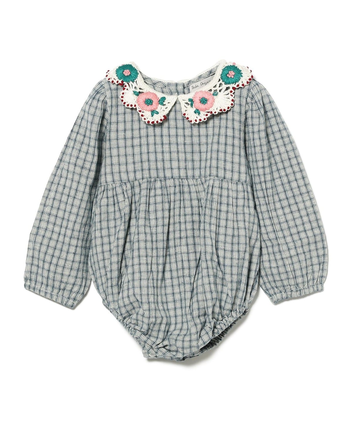 Bebe Organic / ベビー Rhea ロンパース 2025FW（6ヵ月 1才） マタニティ・ベビー Blue Check 6m
