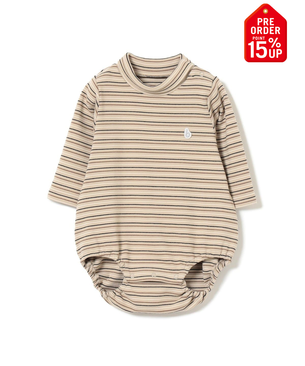【+15%ポイントUP】ベビー プチ タートル ロンパース 2025FW(70 80cm) マタニティ・ベビー GREIGE 70 【+15%ポイントUP】ベビー プチ タートル ロンパース 2025FW(70 80cm) マタニティ・ベビー GREIGE 70