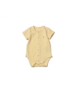 ベビー 前開き ボーダー ボディスーツ 2026SS（50～80cm）