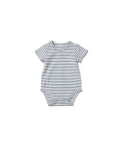 ベビー 前開き ボーダー ボディスーツ 2026SS（50～80cm）