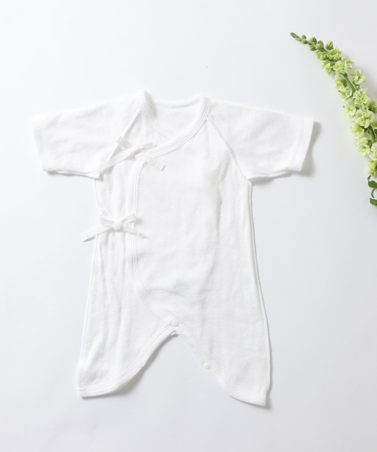 【別注】smile cotton スマイル コットン / コンビ肌着 (50 60cm) マタニティ・ベビー WHITE 50-60cm 【別注】smile cotton スマイル コットン / コンビ肌着 (50 60cm) マタニティ・ベビー WHITE 50-60cm