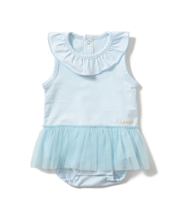 こども ビームス こども ビームス こども ビームス ベビー チュール付き ロンパース 21 60 80cm マタニティ ベビー ロンパース 通販 Beams