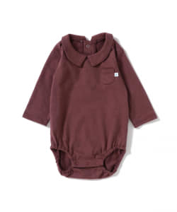 こども ビームス / ベビー 襟付き ロングスリーブ ボディスーツ（60～80㎝）