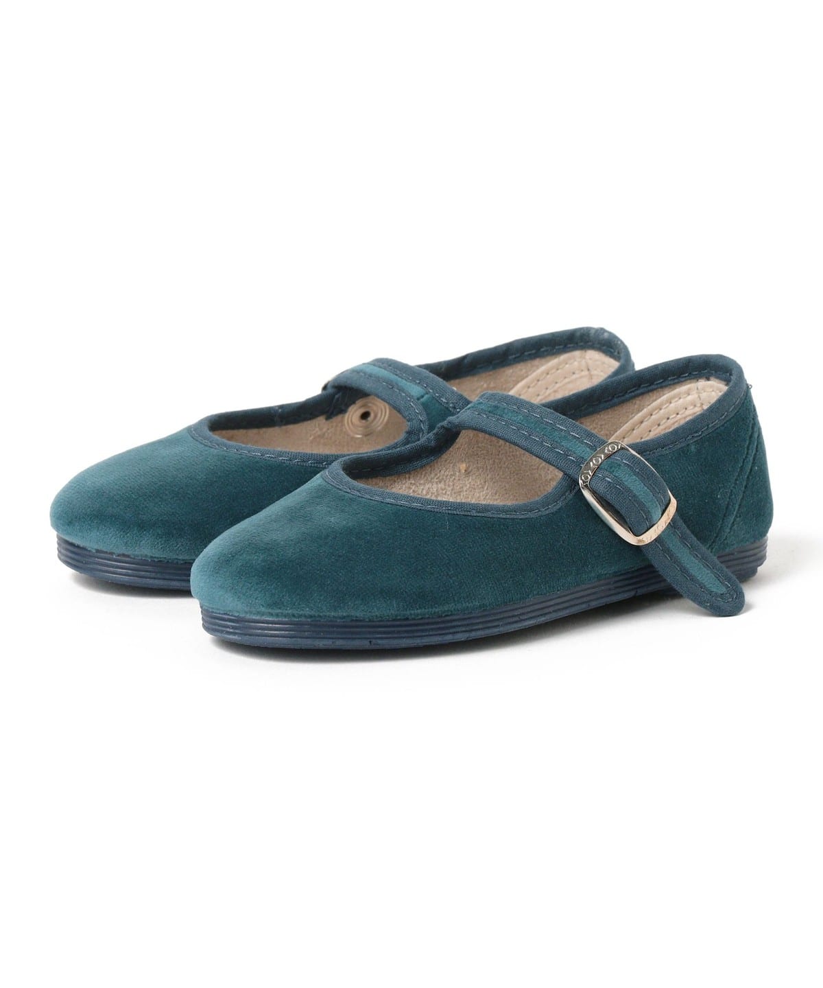 La Cadena ラカデナ / MERCEDES ストラップ シューズ(14 17cm) シューズ BLUE GREEN 24 La Cadena ラカデナ / MERCEDES ストラップ シューズ(14 17cm) シューズ BLUE GREEN 24