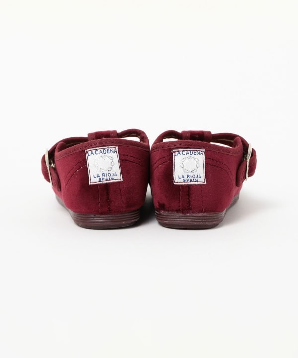 La Cadena / ANDALIA VELOUR Tストラップ シューズ（14～17cm）