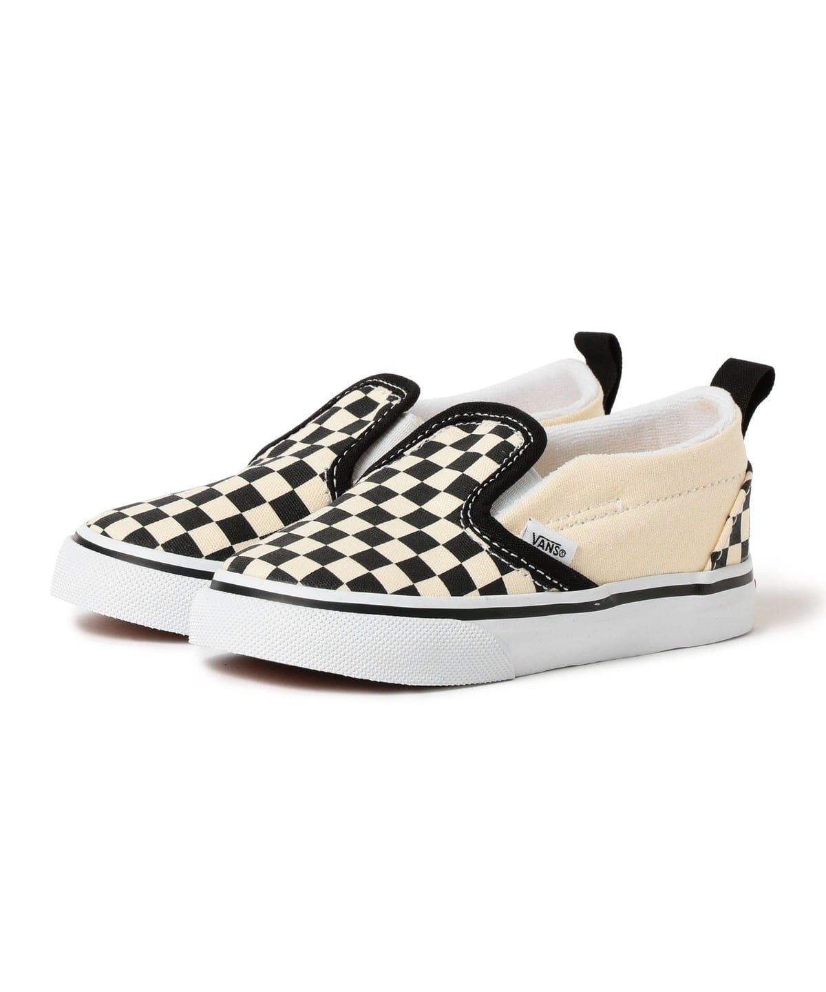VANS ヴァンズ / クラシック スリッポン V1(約12 16cm) シューズ Black/Whte 4(10.5㎝) VANS ヴァンズ / クラシック スリッポン V1(約12 16cm) シューズ Black/Whte 4(10.5㎝)