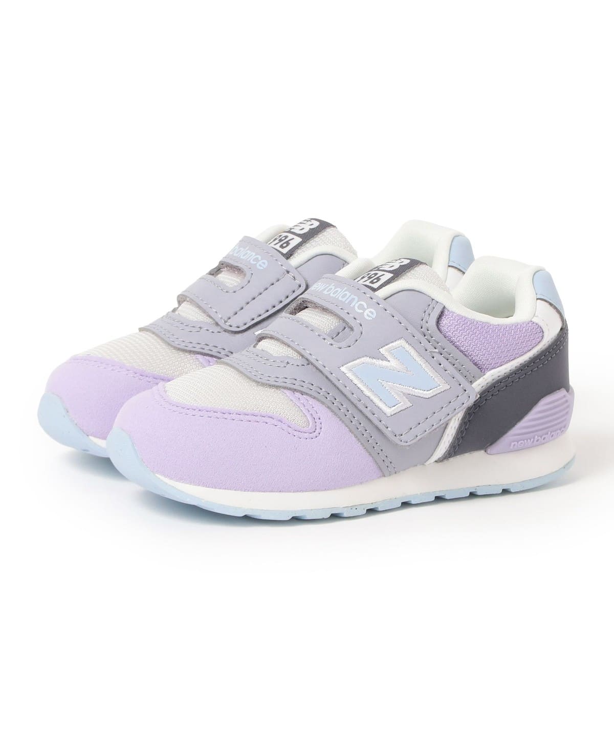 �yWEB����zNew Balance / 996 v3 Hook and Loop�i12 16.5cm�j �V���[�Y 19Z (GRAY/PURPLE) 12