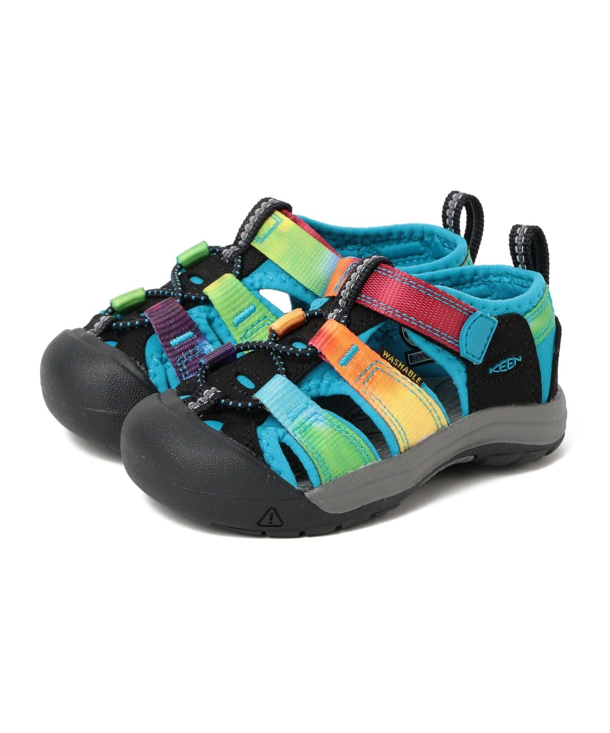 KEEN �L�[�� / �g�h���[ Newport H2 �T���_�� 2026SS�i12.5 14.5cm�j �V���[�Y Rainbow Tie Dye 12.5