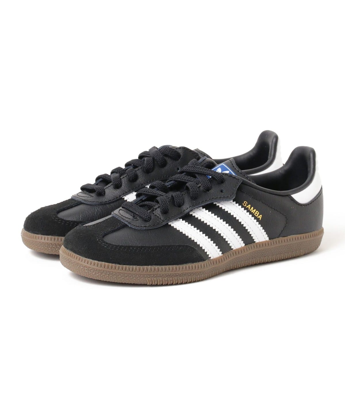 adidas アディダス /Samba OG Comfort Closure Elastic Lace Kids(17 21cm) シューズ フットウェアホワイト/コアブラック/ガム 18 adidas アディダス /Samba OG Comfort Closure Elastic Lace Kids(17 21cm) シューズ フットウェアホワイト/コアブラック/ガム 18