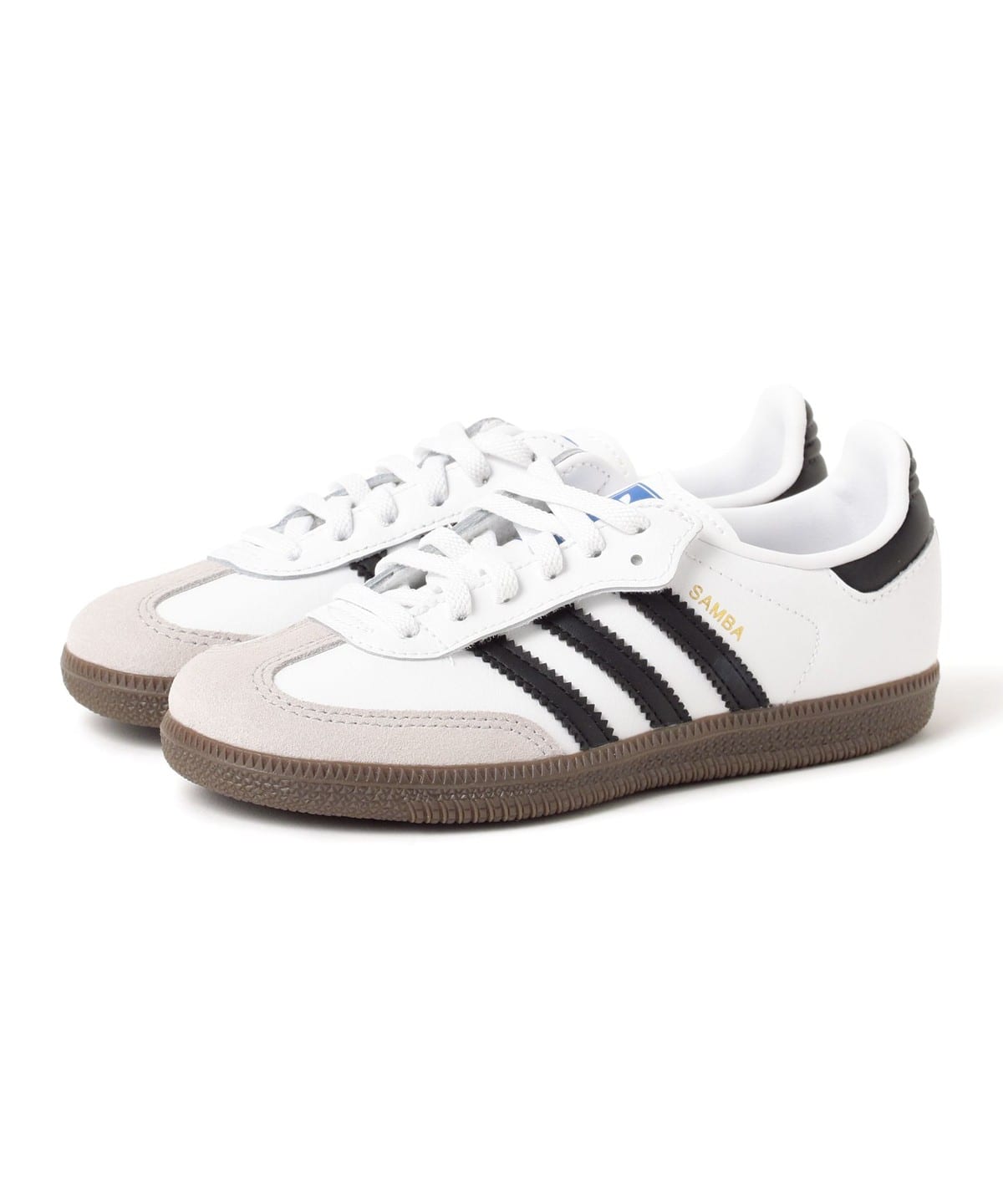 adidas アディダス /Samba OG Comfort Closure Elastic Lace Kids(17 21cm) シューズ コアブラック/フットウェアホワイト/ガム 21 adidas アディダス /Samba OG Comfort Closure Elastic Lace Kids(17 21cm) シューズ コアブラック/フットウェアホワイト/ガム 21