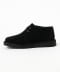 Black suede