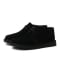 Black suede