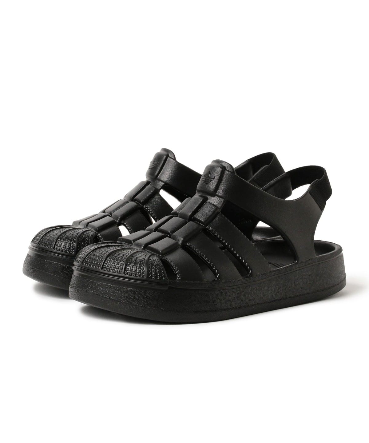 adidas アディダス / SST サンダル キッズ (17cm 22cm) シューズ コアブラック 22 adidas アディダス / SST サンダル キッズ (17cm 22cm) シューズ コアブラック 22