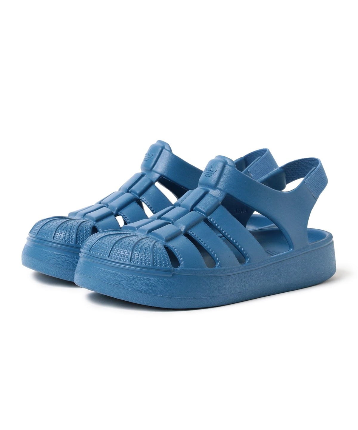 adidas アディダス / SST サンダル キッズ (17cm 22cm) シューズ フォーカスブルー 22 adidas アディダス / SST サンダル キッズ (17cm 22cm) シューズ フォーカスブルー 22