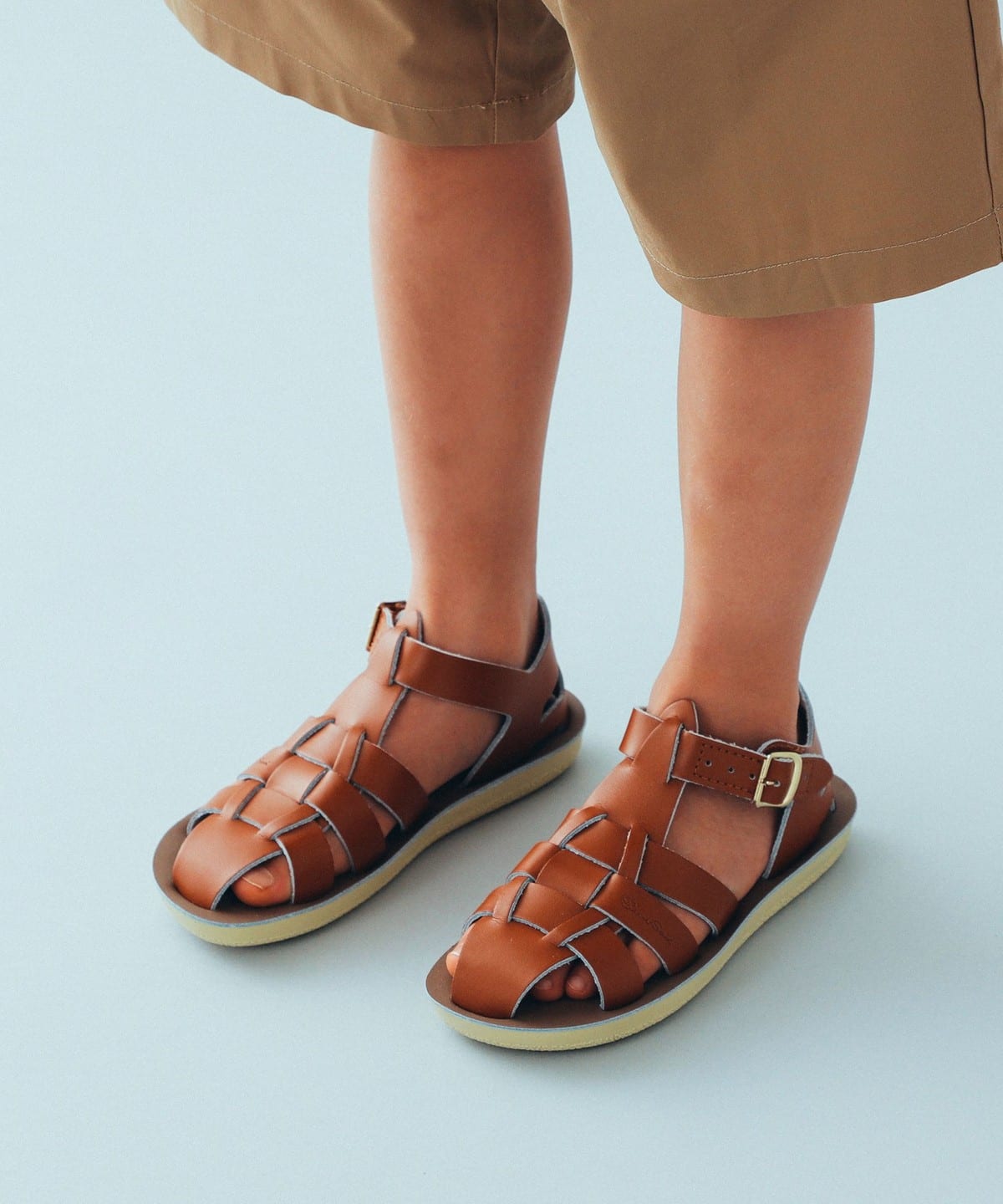 SALT WATER SANDALS ソルト ウォーター サンダル / Shark ウォッシャブル レザー サンダル(約13 19cm) シューズ 4405 TAN US9 SALT WATER SANDALS ソルト ウォーター サンダル / Shark ウォッシャブル レザー サンダル(約13 19cm) シューズ 4405 TAN US9