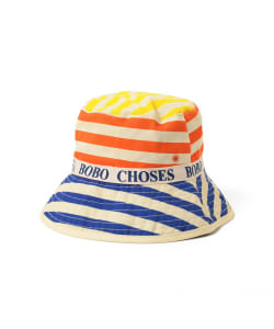 BOBO CHOSES / マルチストライプ リバーシブル ハット 24（52～54cm）