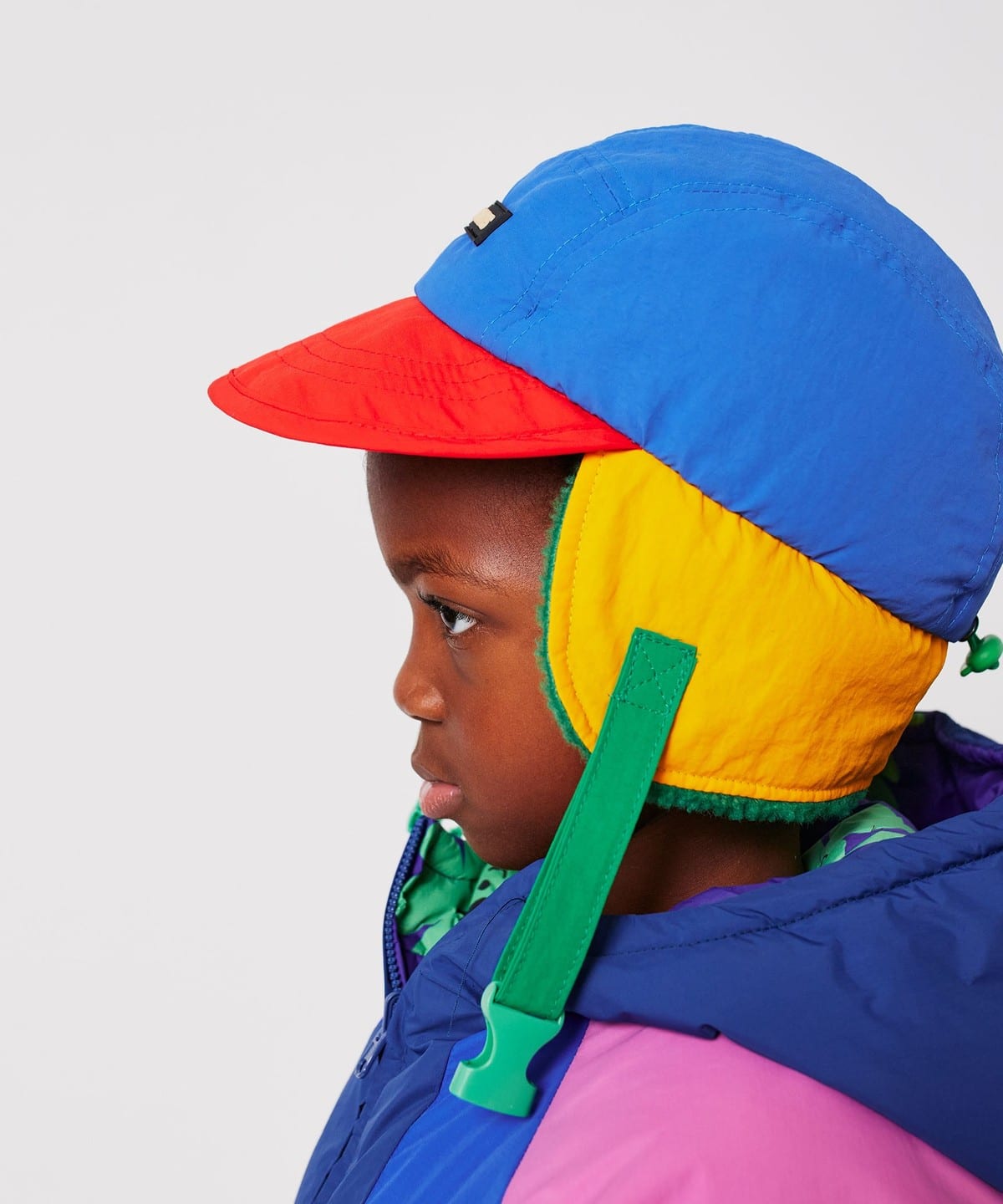 BOBO CHOSES ボボショーズ / キッズ カラーブロック CAP 2025FW（52 54cm） 帽子 MULTICOLOR 54cm